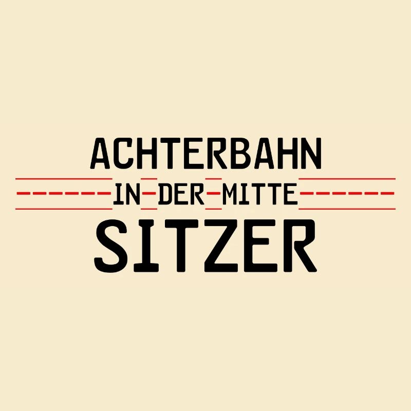 Achterbahnindermittesitzer