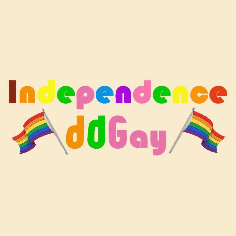 Unabhängigkeit Schwuler Regenbogen