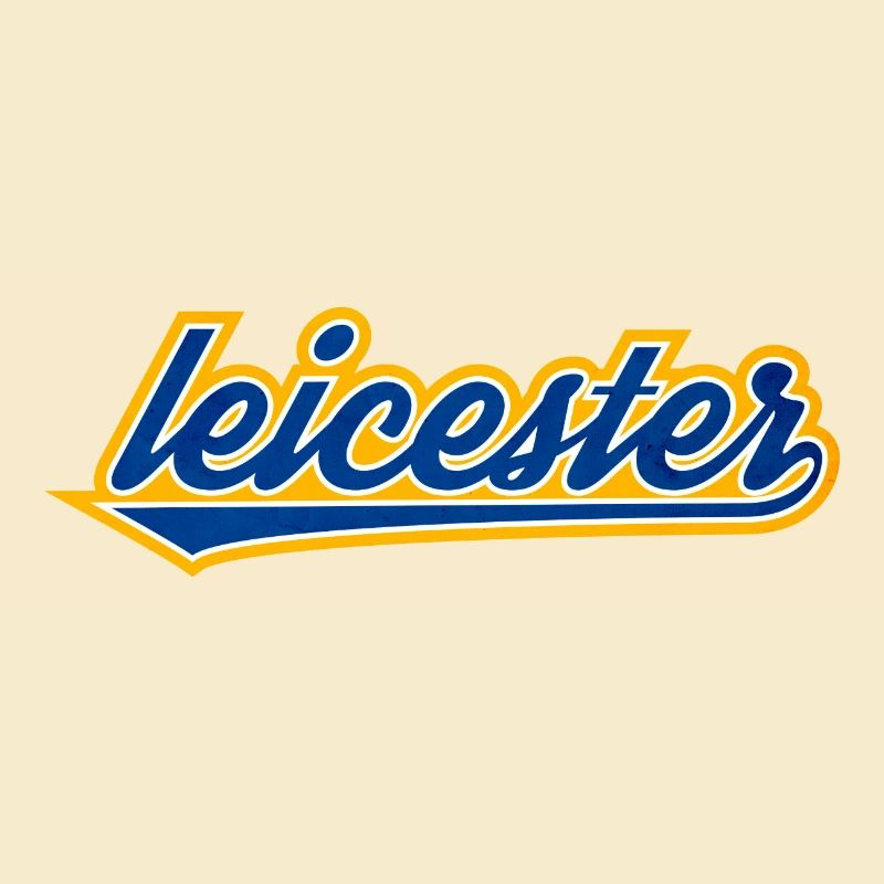 Leicester Script Swoosh sur les vêtements