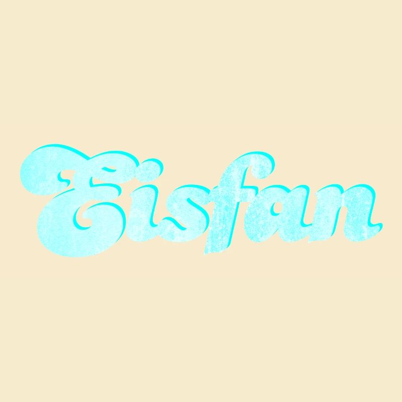 Eis Fan Eiscreme süß Sommer Eiskrem Handschrift