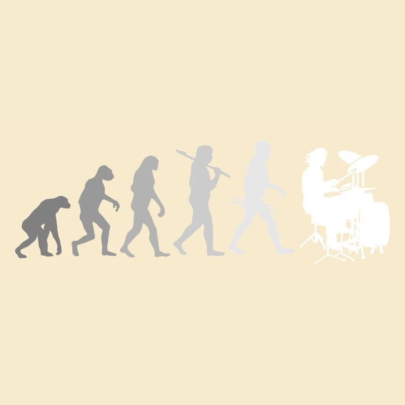 Evolution of Drums Drummer Shirt