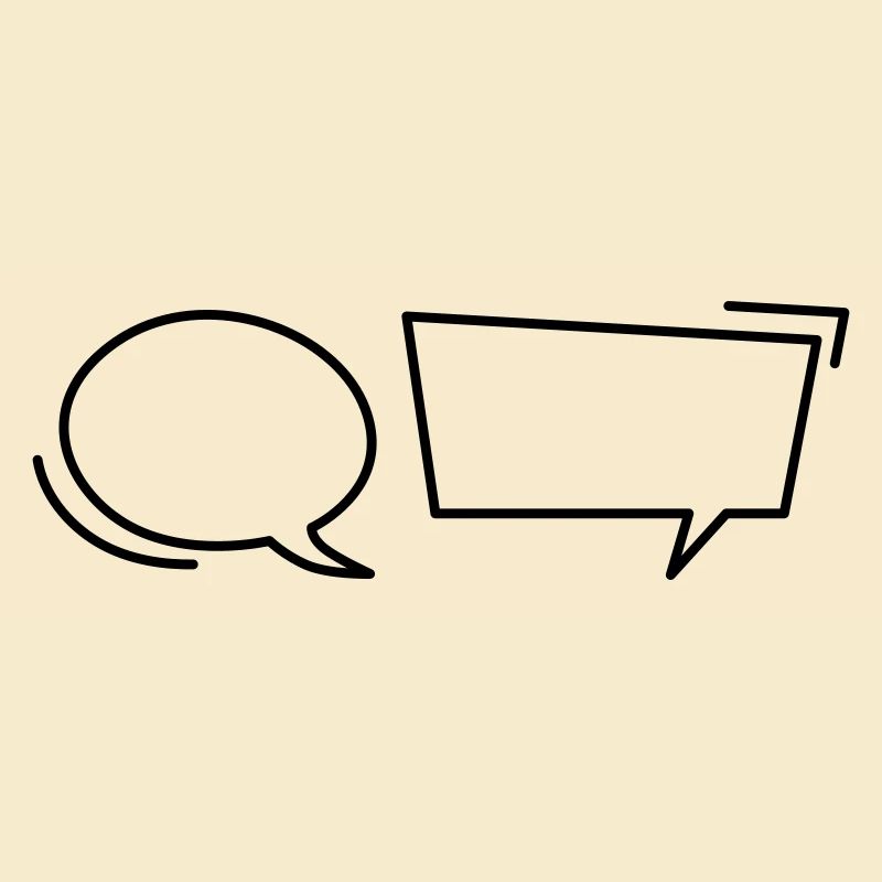 Comic speech bubbles