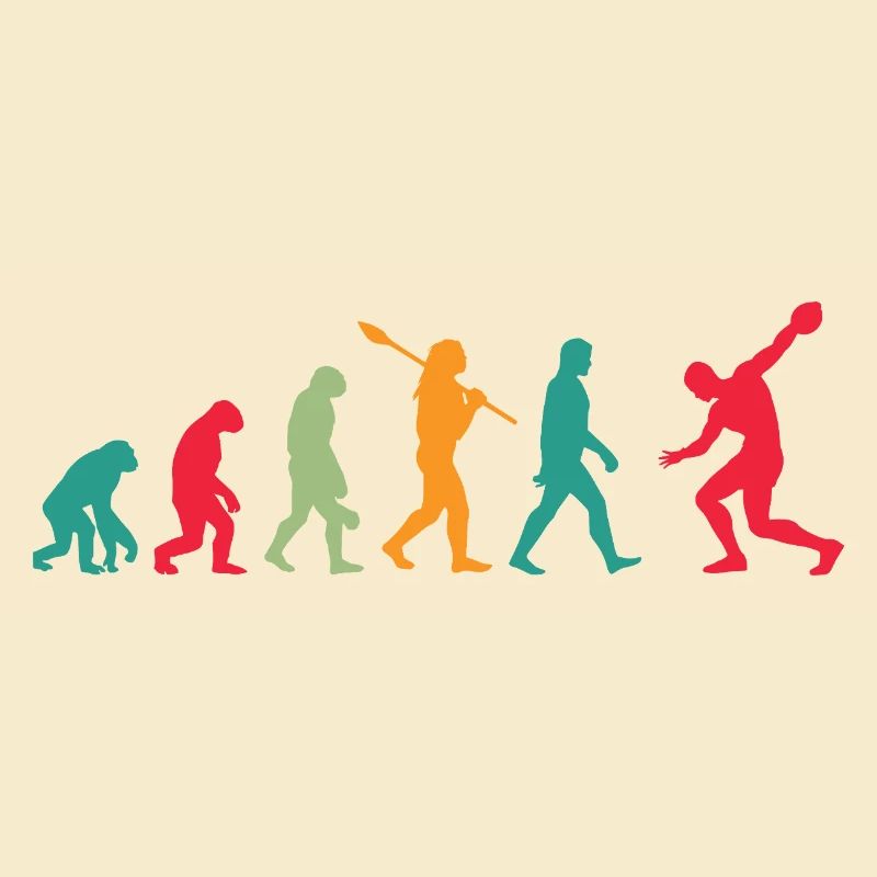 Diskuswerfen Diskuswerfer Evolution Diskus