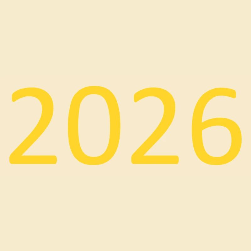 2026 Yellow Template Personalize