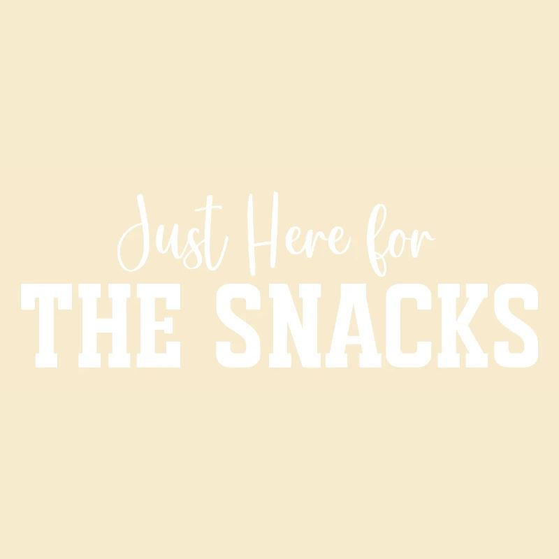 Snack Time Bold Typography Tee Print