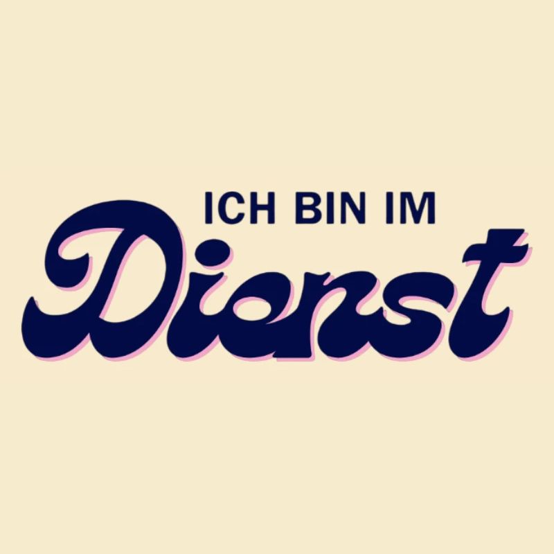 Ich bin im Dienst – Pink Script