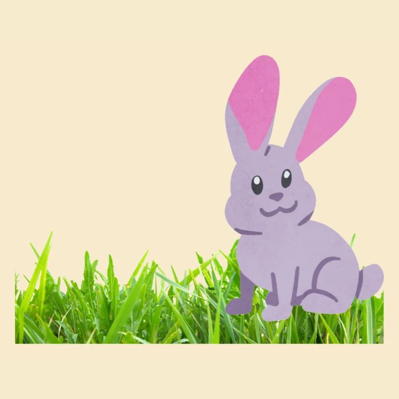 Rabbit on grass