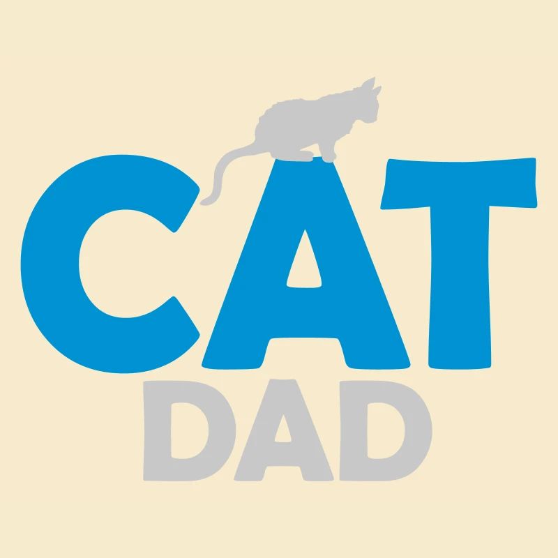 Conception du logo Cat Dad