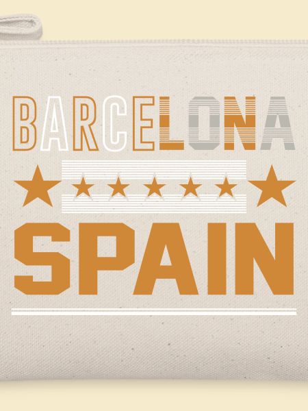 Barcelona Spanien Retro Design