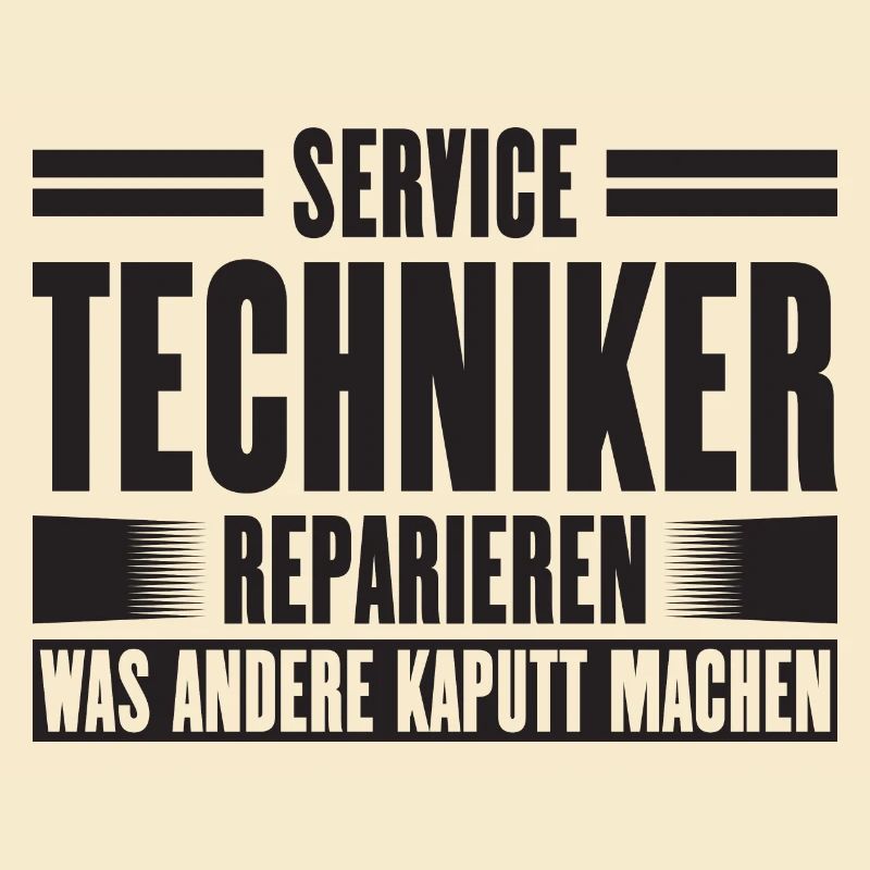 Service Technician Support Solution Slogan Service