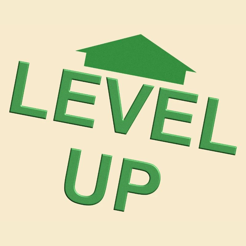 Level Up vert flèche