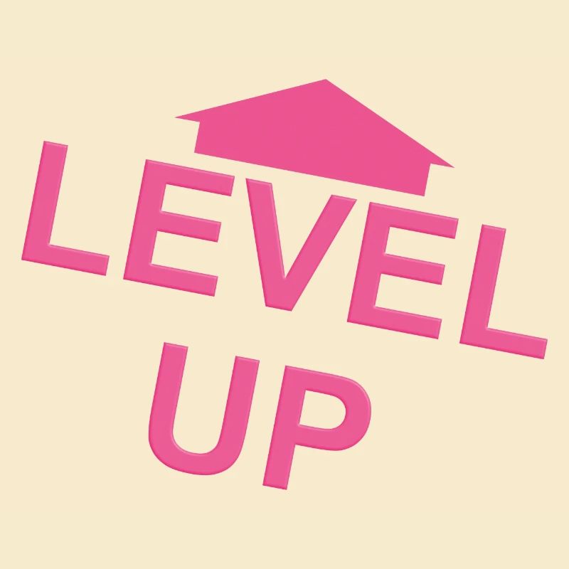 Level Up pink arrow