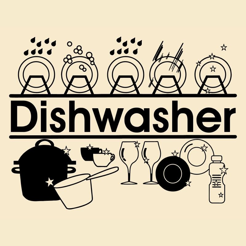 Dishwasher logo dishwashing kitchen