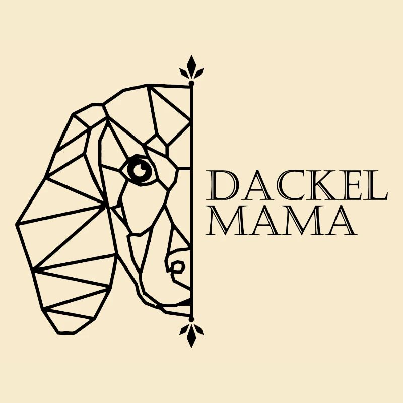 Dackel Mama Polygon