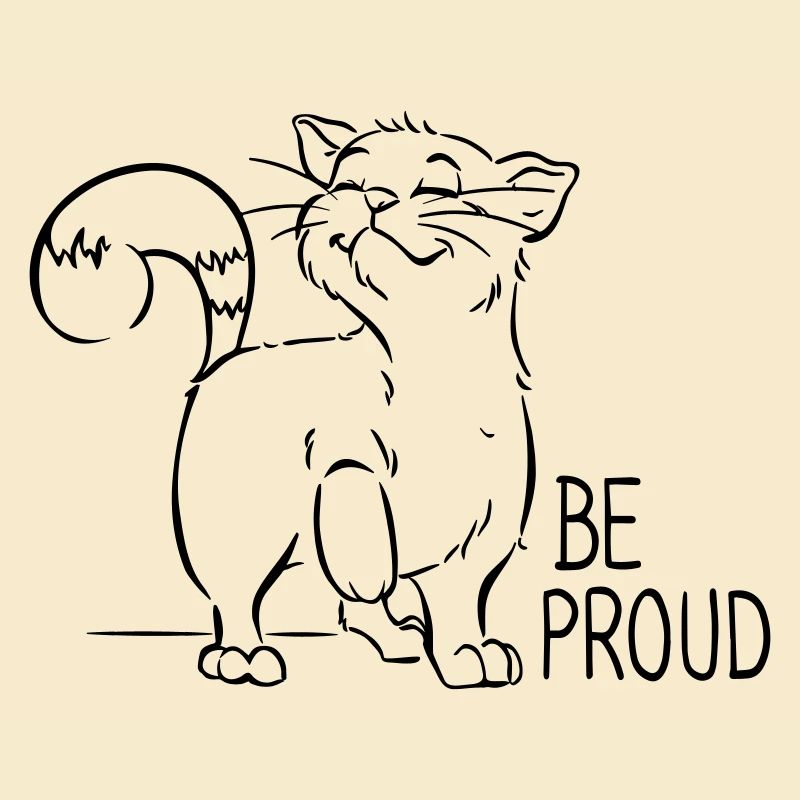 Katze NÖ Stolz BE PROUD