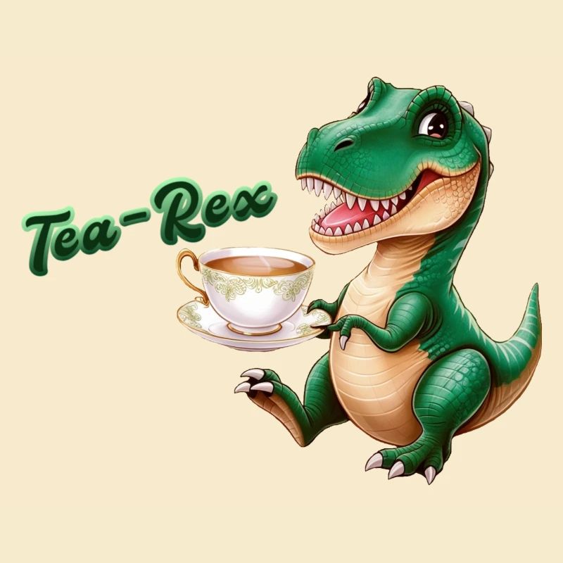 Tea-Rex |T-Rex | Rex | Dinosaur | Pun