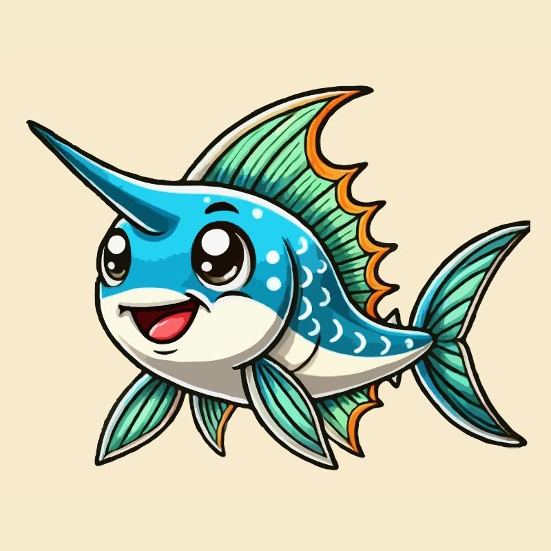 Schwertfisch Kind