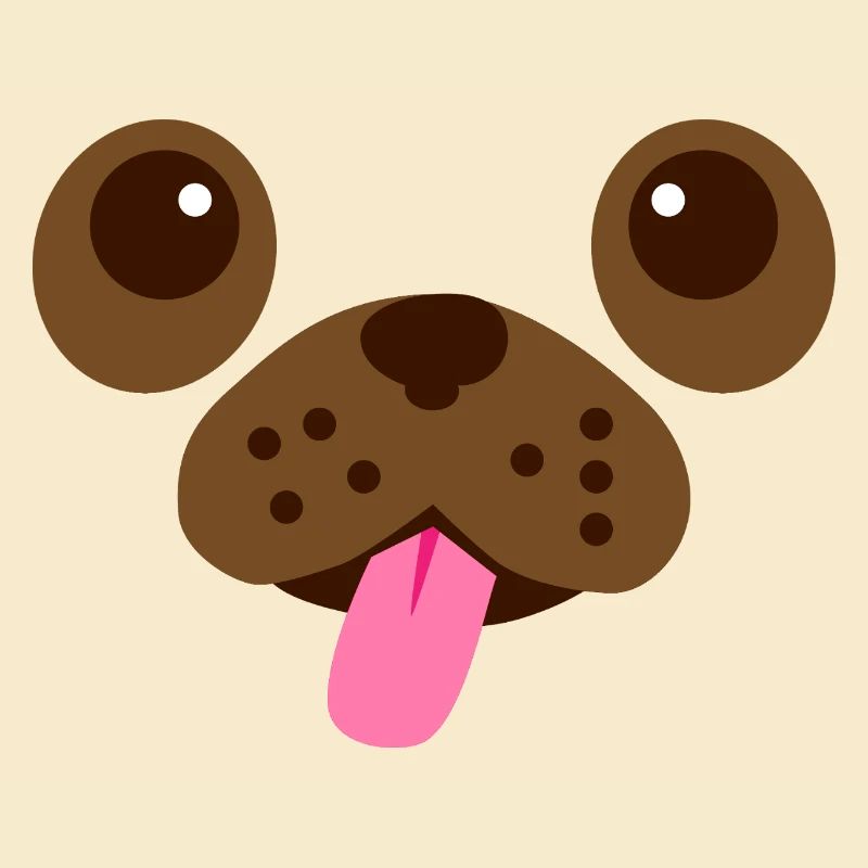 Mops-Gesicht