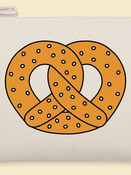 Brezel mit Sesam Illustration