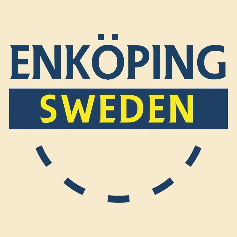 Enköping Schweden Schildabzeichen
