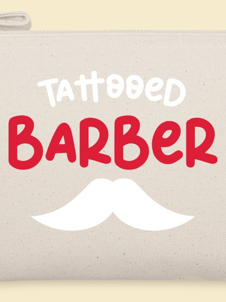 Tattooed Barber Mustache Design