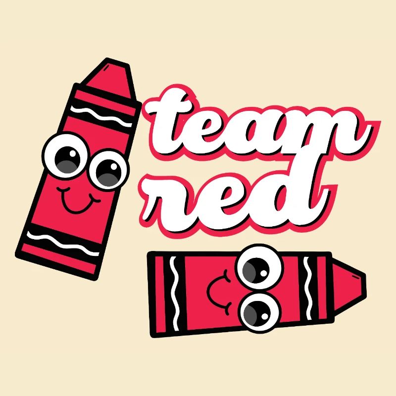 Red Team Cheerful Pencils