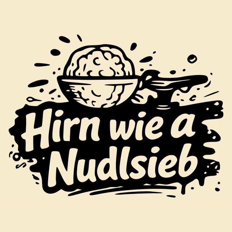 Brain like a pasta strainer