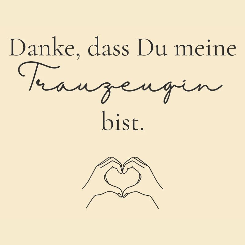 Danke Trauzeugin