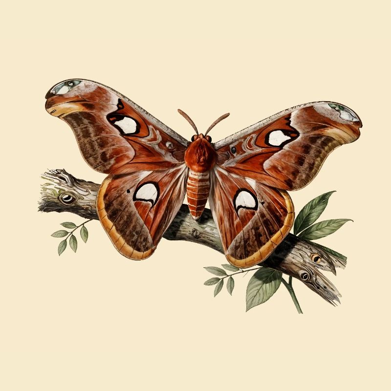 Attacus moth