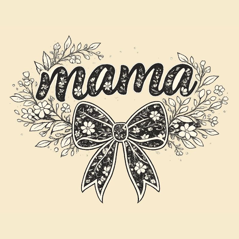 Mama-Geschenk: Retro-Mama-Visualisierung