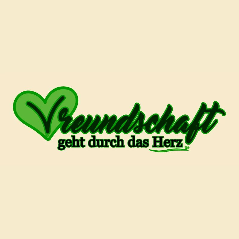 Vreundschaft geht durch das Herz