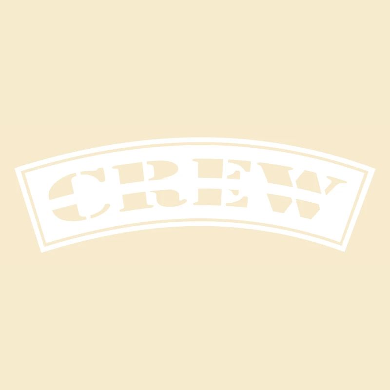 Crew Curved Design Patch