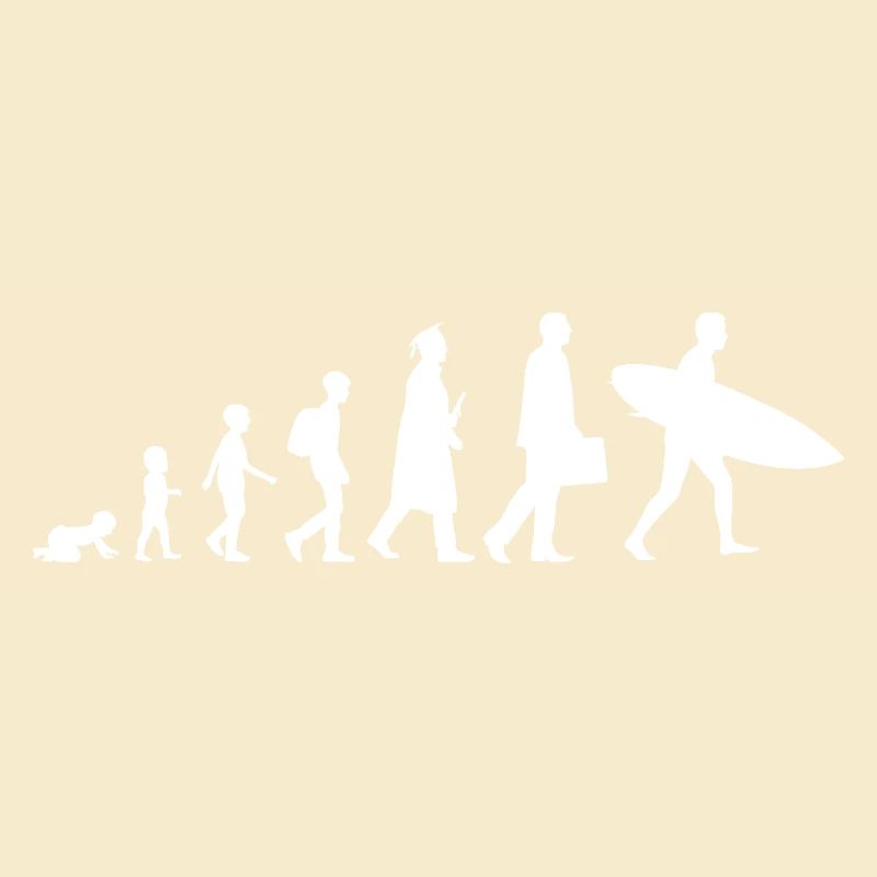 Evolution eines Surfers