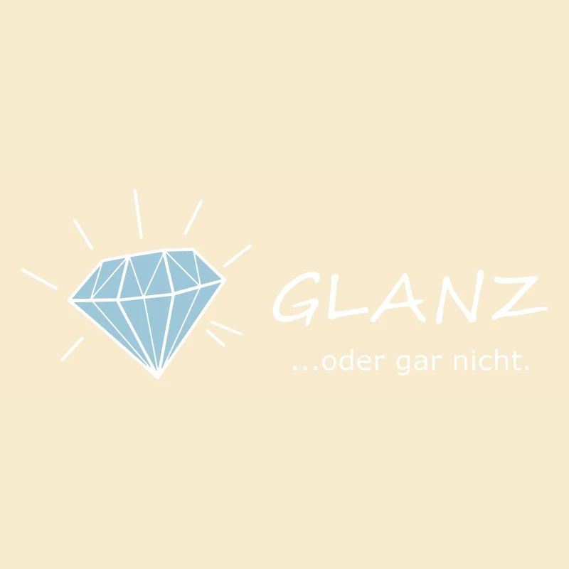 GLANZ oder gar nicht, mit Diamant, Glamour