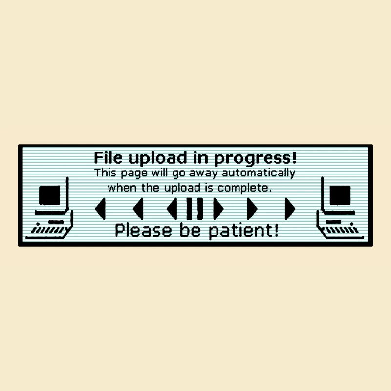 File upload in progress! - Computerspass