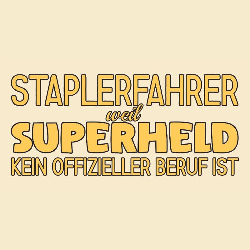 Staplerfahrer Superheld Gabelstaplerfahrer