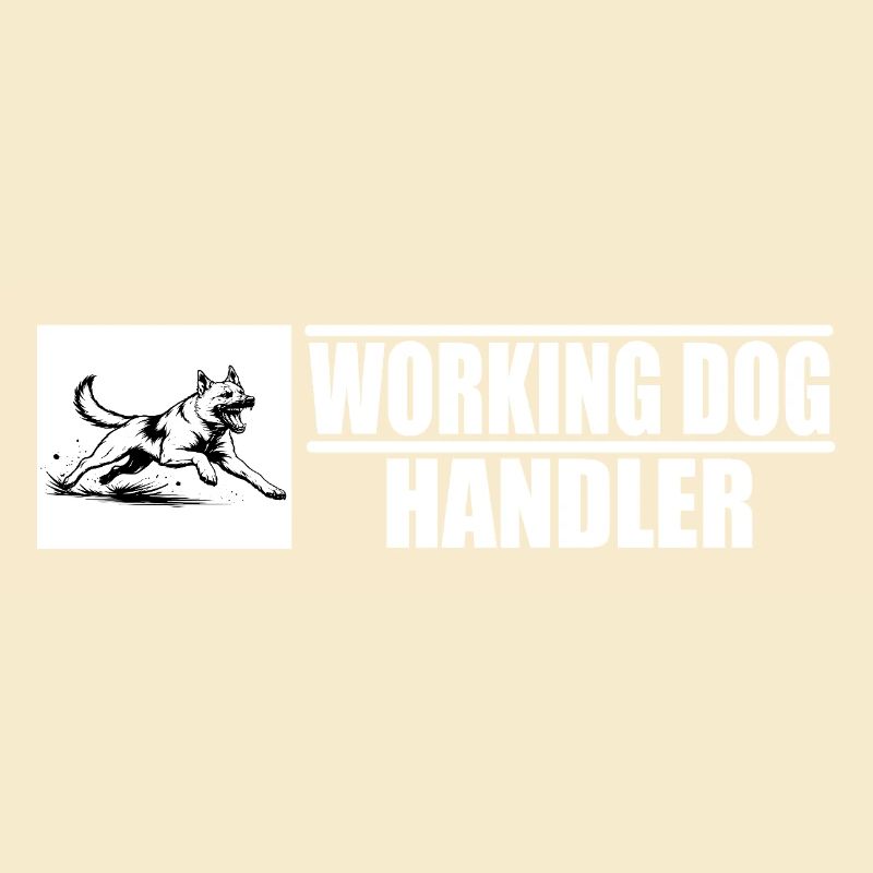 Working Dog Handler Motiv