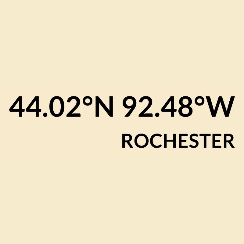 Rochester, Minnesota, USA Coordinates