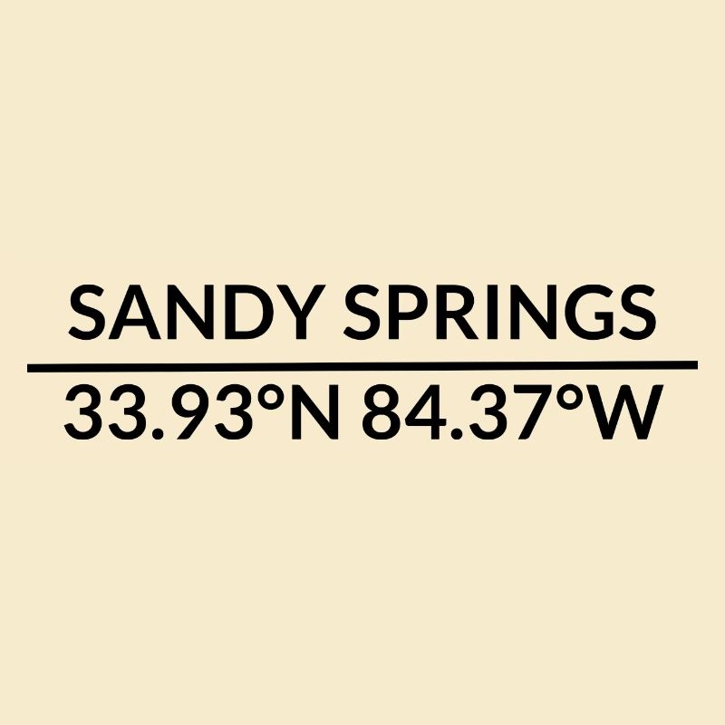 Sandy Springs, Georgia, USA Coordinates