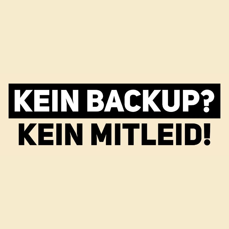 No backup? No Pity – IT Support Shirt
