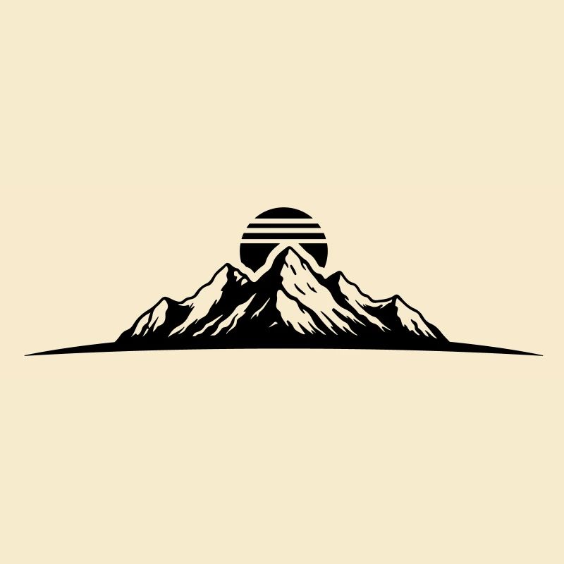 Mountains Summit Silhouette