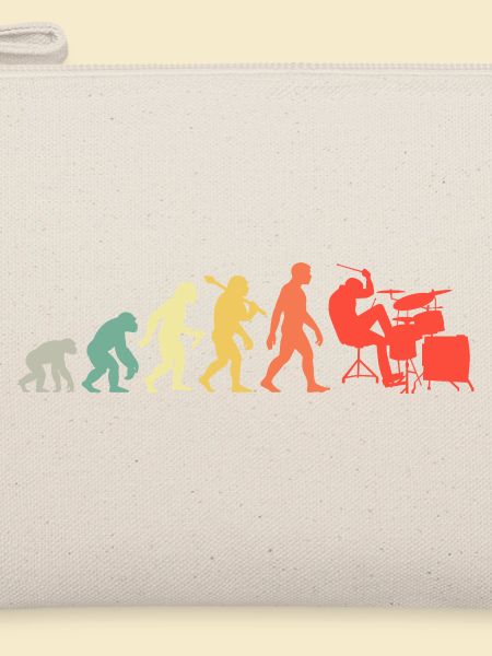 Retro Schlagzeuger Evolution Schlagzeug für Männer