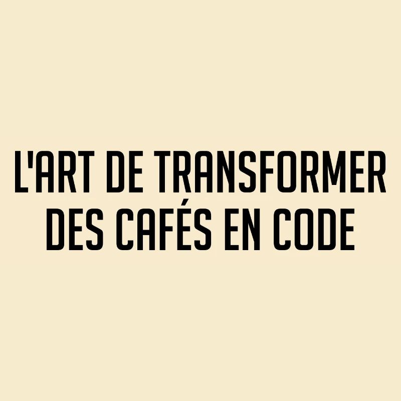 L'art De Changer Des Cafés En Code