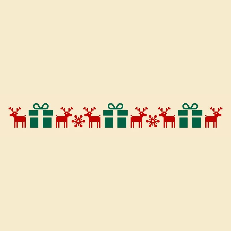 Norwegian Pattern, Christmas, Template, Your Text
