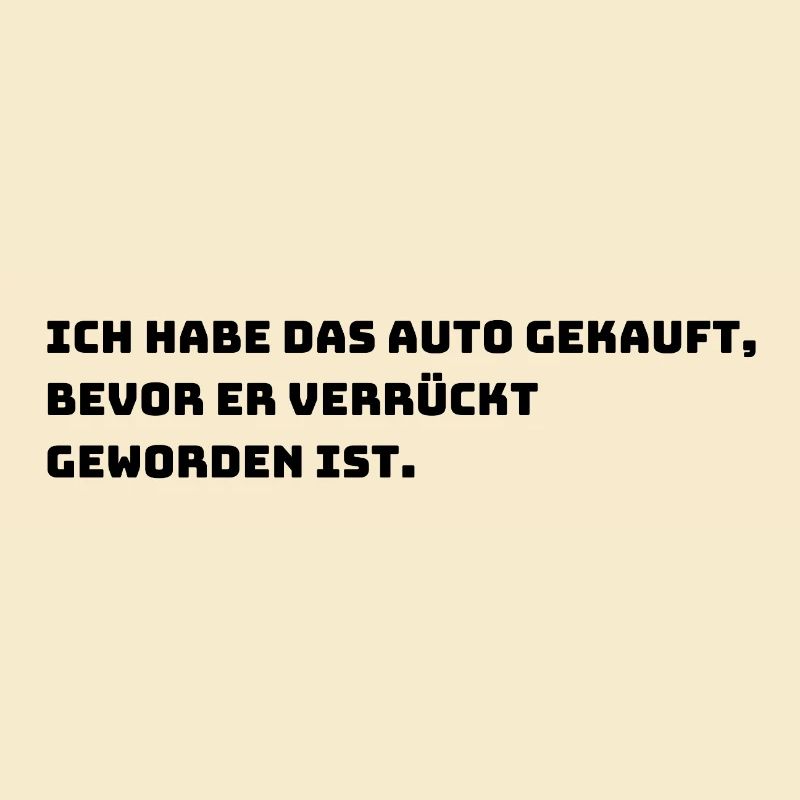 Lustiger E-Auto Aufkleber