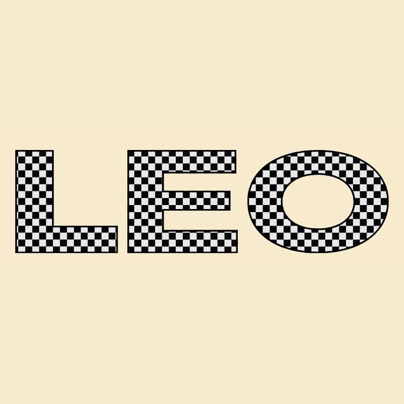 LEO – Checkerboard Zodiac Statement