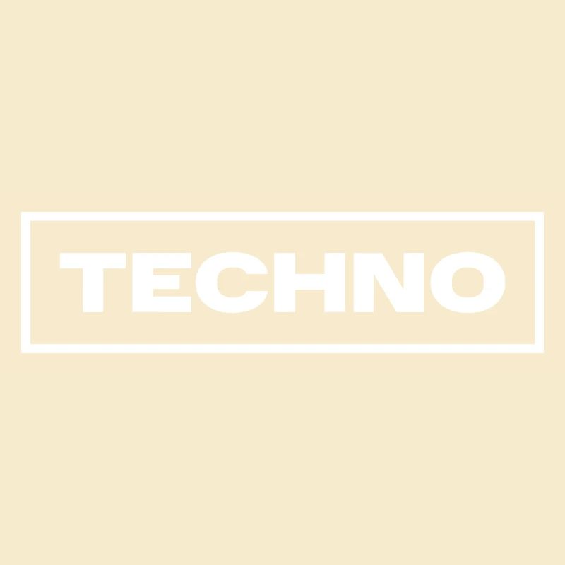 Conception de logo de musique techno