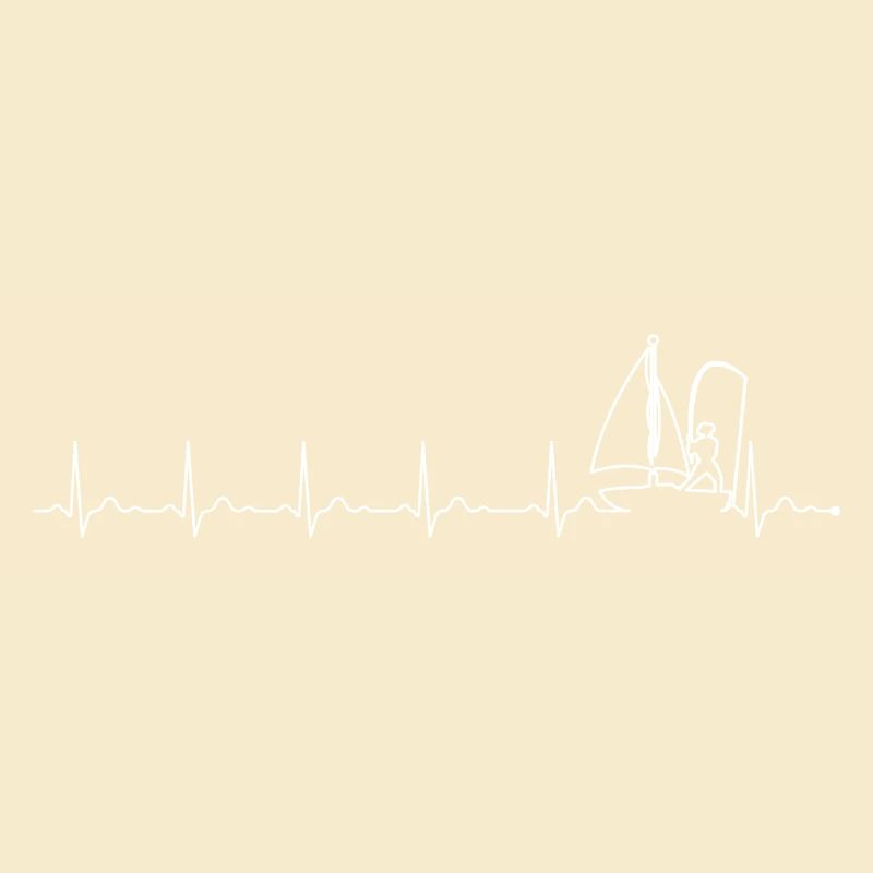 Sailboat on ECG Wave