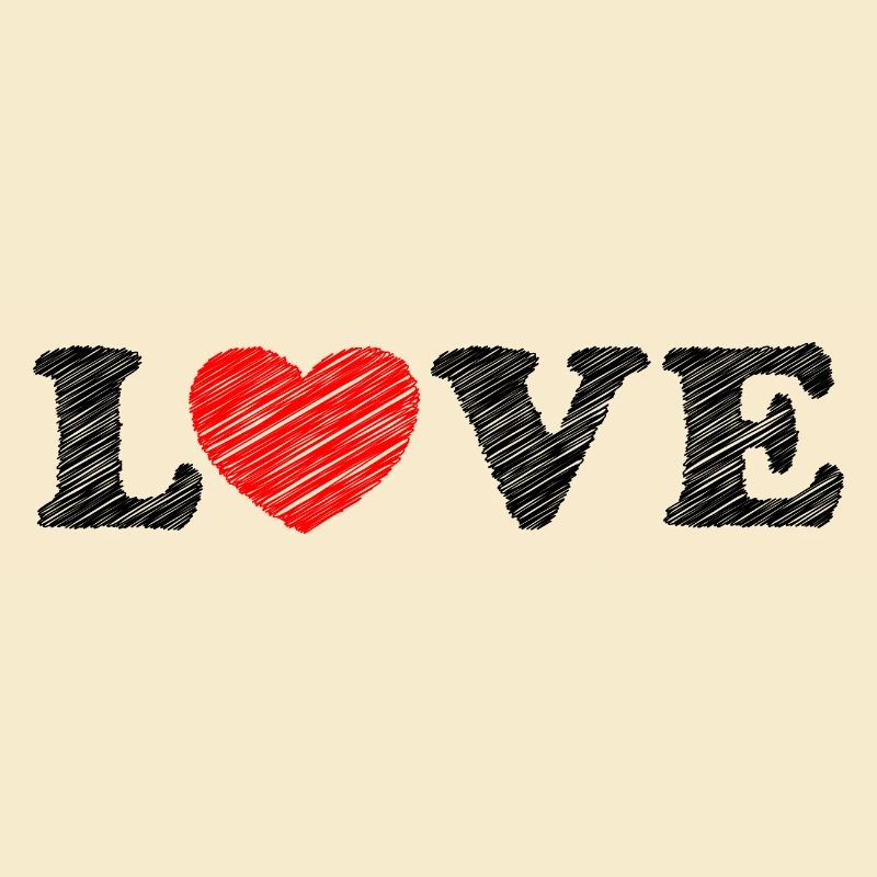 Heart scribble