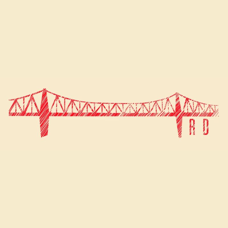 Rendsburg High Bridge Scribble Design – RD Skylin